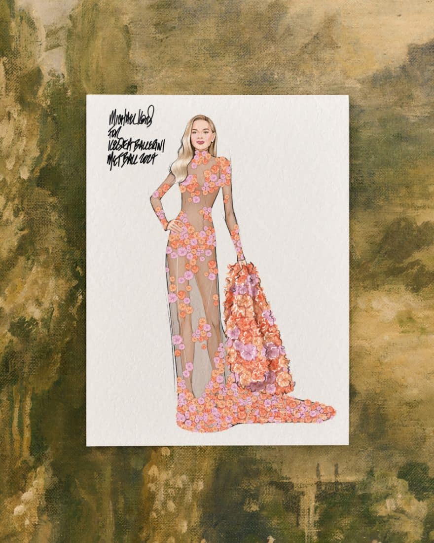 Kelsea Ballerini’s suntan tulle gown