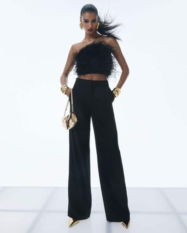 colby crackled leather clutch