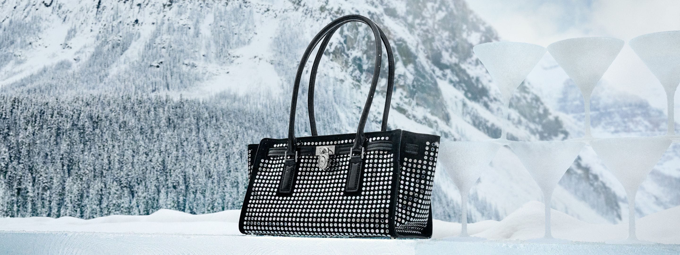 studded hamilton handbag