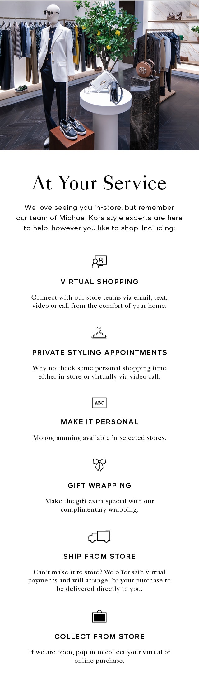 Virtual Shopping | Michael Kors